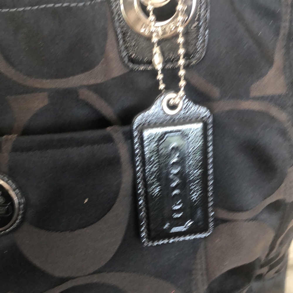 Huge Black Coach Bag!! - Picture 2 of 5